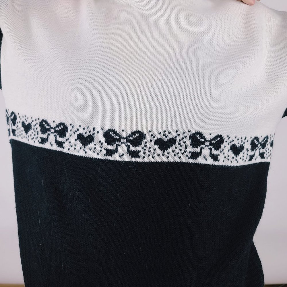 Vintage Morgan Square Mock Neck Grandma Sweater - Picture 4 of 10